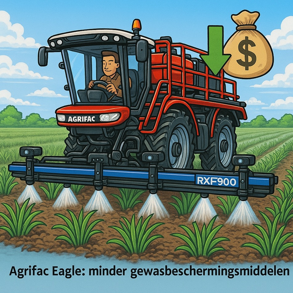 Koonstra Agrifac Eagle met werktuigendrager icm Rumex RXF900 Koonstra Agrifac Eagle met werktuigendrager icm Rumex RXF900