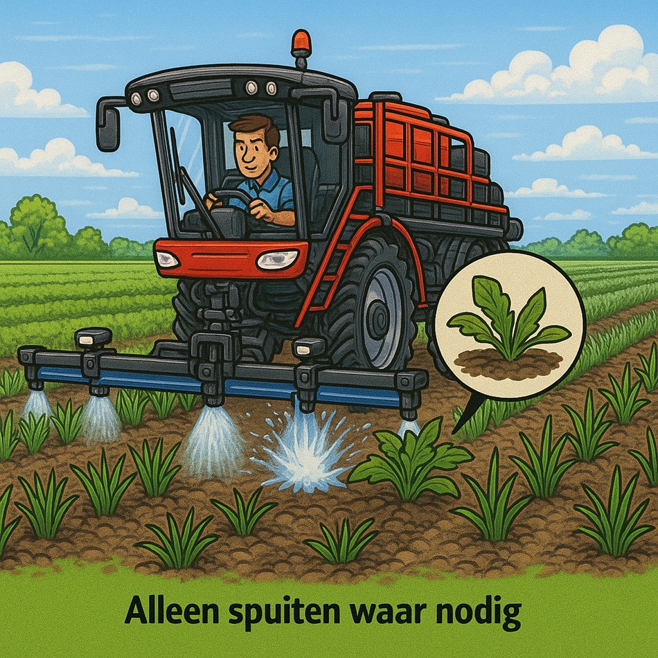 Koonstra Agrifac Eagle met werktuigendrager icm Rumex RXF900