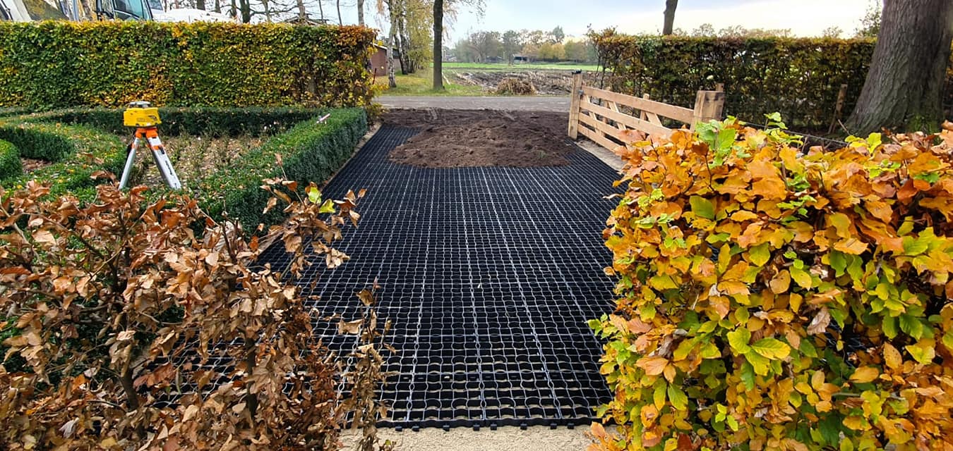 Ecoraster leggen