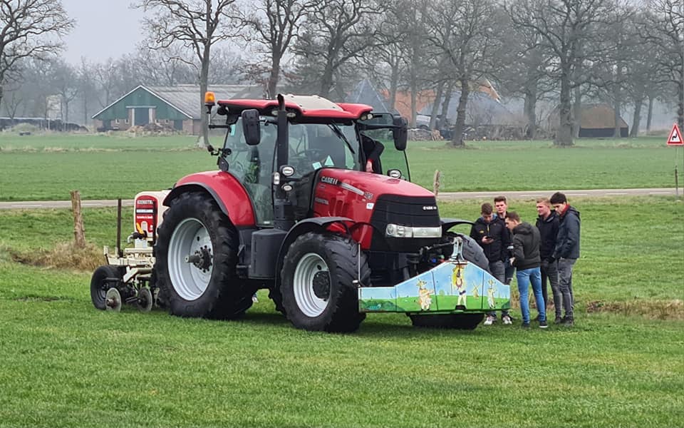 Leerlingen van Zonecollege kwamen vanmorgen 